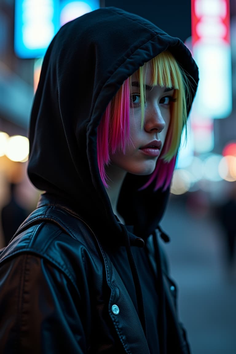 Neon Tokyo AI Photography