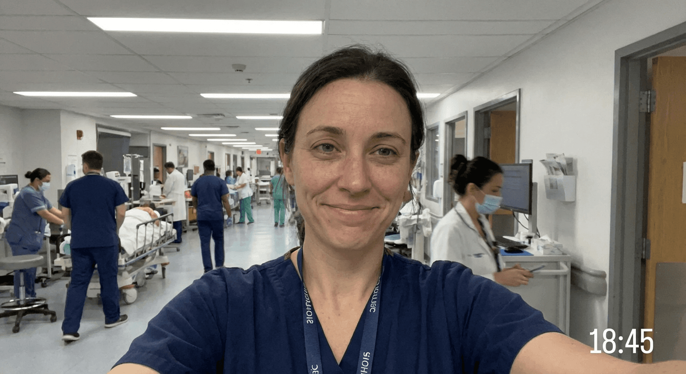 Before: Casual selfie photo